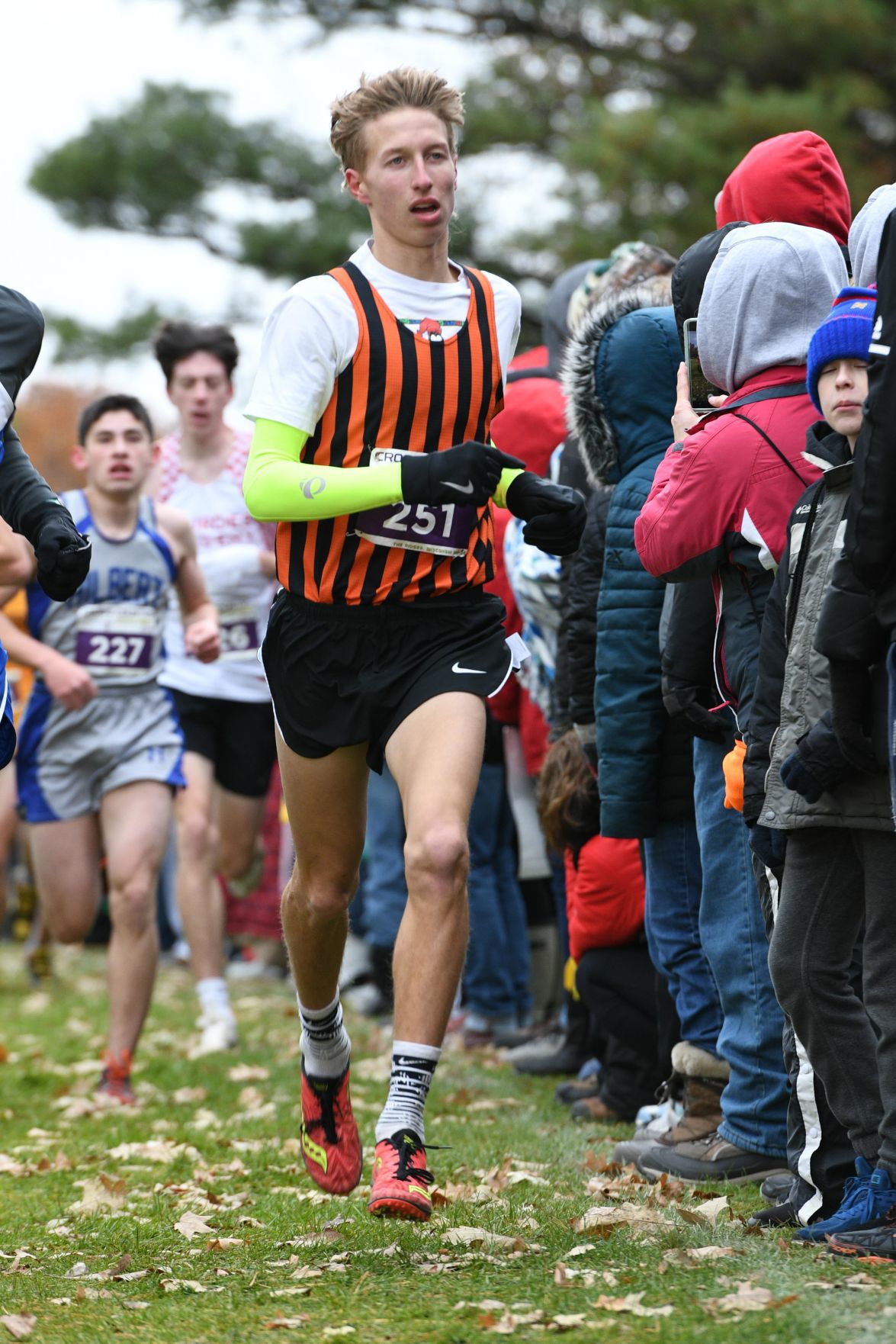 WIAA state cross country photo: Elias Ritzke, Poynette